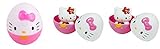 Hello Kitty Suprise Eggs with Figure Bundle of 3 (Choices May Vary) by Toho