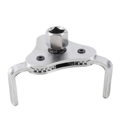 TOPINCN Oil Filter Wrench Oil Filter Key Car Truck Adjustable Two Way Oil Filter Key Wrench Tool 3 Jaw Repair Removal Tool