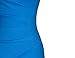 MUXXN Women's Irregular Neckline Sheath Fit Rockabilly Dress (M Color Blue)