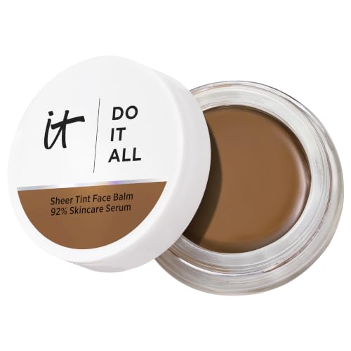 iT Cosmetics Do It All Sheer Tint Face Balm, Hyaluronic Acid & Peptides