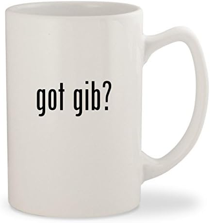 got gib? - White 14oz Ceramic Statesman Coffee Mug Cup