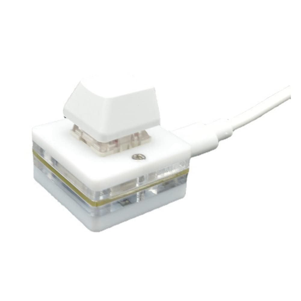 Sitrzuiget RGB Mini 1 Key OSU Gaming Keyboard Photoshop Drawing Keyboard Programming Macro Keypad Mechanical Keyboard, Red Shaft