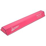 Juperbsky Gymnastics 4ft Balance Beam for Kids, Pink