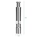 Pepper Grinder, Stainless Steel Pepper Mill Durable Salt Grinder One Hand Operation Salt Pepper Mill 2 Pack