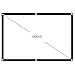 TOPTRO Projector Screen 100 inch,Portable Projector Screen with 16:9 HD 4K Screen for School Home Theatre Cinema, Foldable Projector Screen, Larger Matte White Widescreenthumb 1
