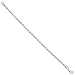 4mm Solid 925 Sterling Silver Pallini Style Bead Italian Crafted Chain + Microfiber Jewelry Polishing Cloth