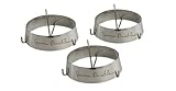Steven Raichlen Best Of Barbecue Stainless Steel Grilling Ring With Spike Set Of 3 (3-inch Round)