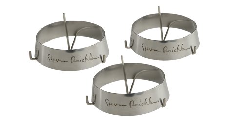 UPC 050016780335, Steven Raichlen Best of Barbecue Stainless Steel Grilling Ring with Spike Set of 3 (3-inch Round)