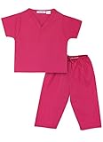 Scoots Toddler Scrubs Size 5, Hot Pink