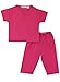 Scoots Little Girls' Scrubs Size 7, Hot Pink