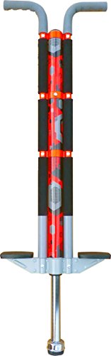 Pogo Stick For Riders 80lbs To 160lbs - Aero Legend Pogo Stick For Boys & Girls (& Light Adults) - Quality Solid ConstructionBy ThinkGizmos (Red & Black)