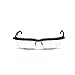 Adlens Focus Adjustable Eyeglasses -4D to +5D Diopters Myopia Magnifying Reading Glasses Variable Strength (Black)