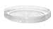 [40 Count] Embellish 6 Inch Dessert Plates Crystal Clear Disposable Heavy Duty Plastic, Ideal For Wedding, Catering, Parties, Buffets, Events, Or Everyday Use, 2 Packs