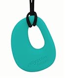 Organic Pendant - Silicone Necklace (Teething/Nursing) (Turquoise Baja Green)