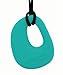 Organic Pendant - Silicone Necklace (Teething/Nursing) (Turquoise Baja Green)