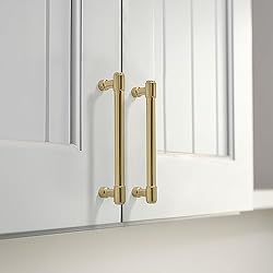 khtumeware 6 Pack Brushed Brass Cabinet Pulls 3-3/4