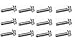Replacement MTD 710-1260a, 910-1260a Hex Head Screw (Bolt) Used on Spindles Pack of 12 primary