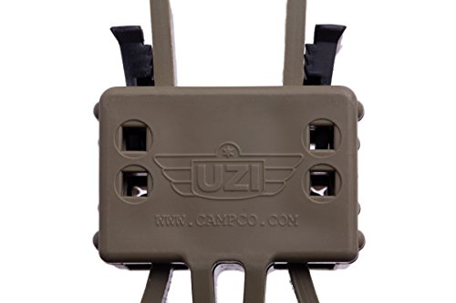 CampCo UZI UZI-FLXC-GR Single Use Double Restraint Flex Cuff, Green