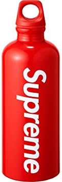 Correct Supreme SIGG Traveler 0.6L Water Bottle Red SS18 100% Authentic Real