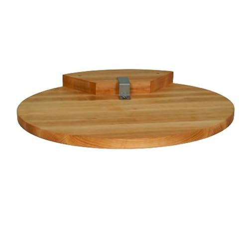 John Boos Corner Counter Saver Maple Wood Oval Cutting Board, 24 Inches x 18 Inches x 1.25 Inches Home & Kitchen, Kitchen & Dining, Cutlery & Knife Accessories, Cutting Boards