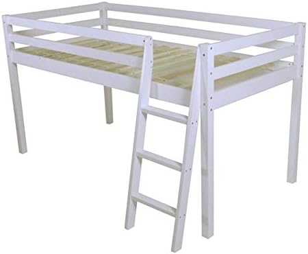 Shorty Junior White Pine Cabin Bed Mid Sleeper