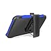 S6 Active Case, Galaxy S6 Active Case, Cellularvilla Dual Layer [New Generation] [Heavy] [Duty] Rugged Holster Case with Kickstand and Belt Swivel Clip for Samsung Galaxy S6 Active G890 (Blue Black)