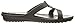 Crocs Women's Sanrah Beveled Circle Sandal, Black/Black, 9 M US