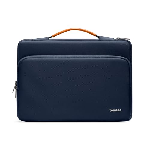 tomtoc 360° Laptoptasche für 16-Zoll MacBook Pro M4/M3/M2/M1 Pro/Max (2024-2019), Wasserdichte Notebooktasche Passt ASUS Vivobook 15/16, Dell Inspiron