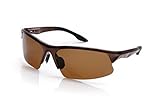 Yougarr Group Men's Polarized Sunglasses Metal Frame Stylish Design For Driving Fishing Cycling (Tea Lens/Brown Frame, 65)