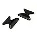 NUOLUX Nose Pads 5 Pairs 1.8MM Non-slip Silicone Nose Cushions for Eyeglasses (Black)