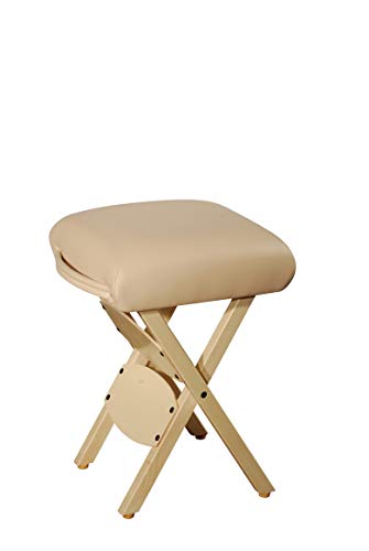 Master Massage Tables Lightweight Wooden Handy Folding Massage Stool - Thumbnail 3