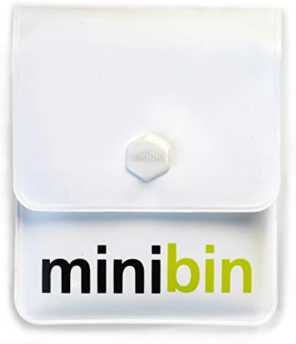 Smartstreets Minibin - Portable Compact Soft Pocket Ashtray Pouch, Pack of 2
