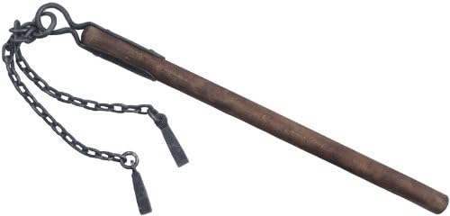 CAS Iberia Get Dressed for Battle 3942 Flail with Brown Wood Shaft Knife
