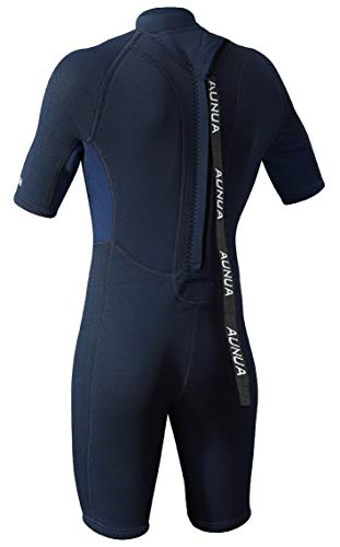 image for Aunua Children's 3mm Youth Swimming Suit Shorty Wetsuits Neoprene for 
