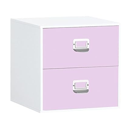 Amazon Com Simply Built 2 Drawer Craft Organizer Cube Lavender