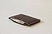 MEKU Men's Handmade Slim Leather Wallet Credit Card Holder Slim Wallet (Chocolate)