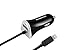 iPhone Car Charger, Shackle High Speed Travel Adapter with Extra Long Built-in Lightning Connector for iPhone 7 6S Plus 7 Plus 6 Se 5S 5 5C iPad Pro Air Mini 2 3 4 and Extra USB Port for Android