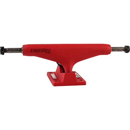 Thunder Trucks 148mm Team Full Dip Script Red Skateboard Trucks - 5.5" Hanger 8.25" Axle (Set of 2)