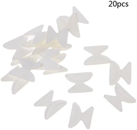 osfanersty 10 Pairs Eyeglasses Sunglasses Adhesive Silicone Non-slip Stick On Nose Pads