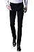 INFLATION Mens Wrinkle-Free Casual Pants Slim-Tapered Stretch Dress Pants,Flat Front Suit Pants Black
