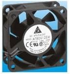 AFB0624EH-ABR00, DC Fan Axial Ball Bearing 24V 14V to 27.6V 38.35CFM 46.5dB 60 X 60 X 25.4mm (2 Items)