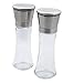 MOMONI Premium Stainless Steel Salt and Pepper Grinder Set - Elegant Salt and Pepper Mill - Adjustable Ceramic Rotor, from Coarse to Fine