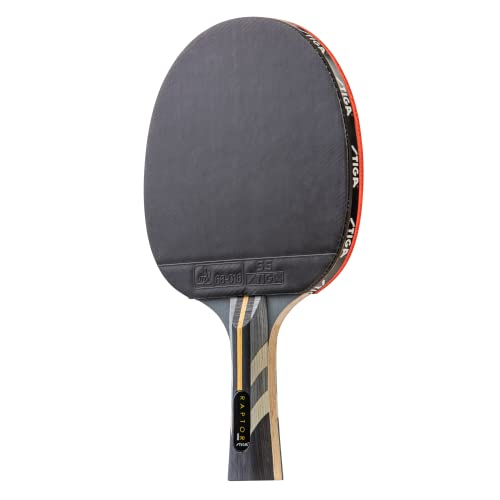 STIGA Raptor Performance Ping Pong Paddle 7ply Carbon Fiber Blade