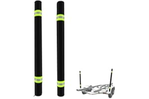 Krismile 36" Boat Trailer Guide Pole Covers,Boat Trailer Guide Protective Cover,Upgrade Heavy Duty 600D Double Plush Lining,E