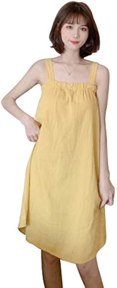 Amazon Adela Garden パジャマ レディース キャミソール ワンピース キャミワンピース シンプル インナー 下着 ミディアム カジュアル おしゃれ パッド付き セクシー 夏 可愛い 学生コットン 綿 ワンピース チュニック 通販