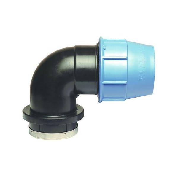 Somatherm 3725-32-26E Female Elbow 26/34 / PE32-Plastic, Grey