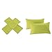 HollyHOME 1500 Soft Hypoallergenic Brushed Microfiber Bed Sheet Set, 3 Pieces Twin Size Sheets, Lime Green