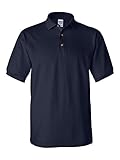 Gildan mens Ultra Cotton 6.5 oz. Pique Polo(G380)-NAVY-M