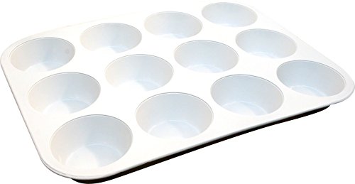 Click Here to See More Images Zuvo 1-piece Ceramic Non-stick Coated Muffin Fairy Cake Tray