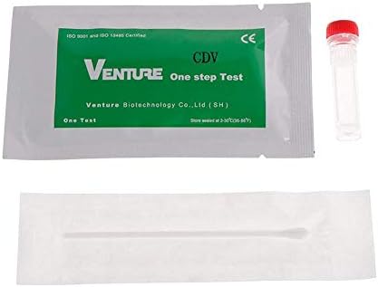 Coaste Pet Test Paper Strips CDV Symptom Dog Test Paper for Detecting Parvovirus Distemper, Home Health Detection for Distemper Parvovirus Virus